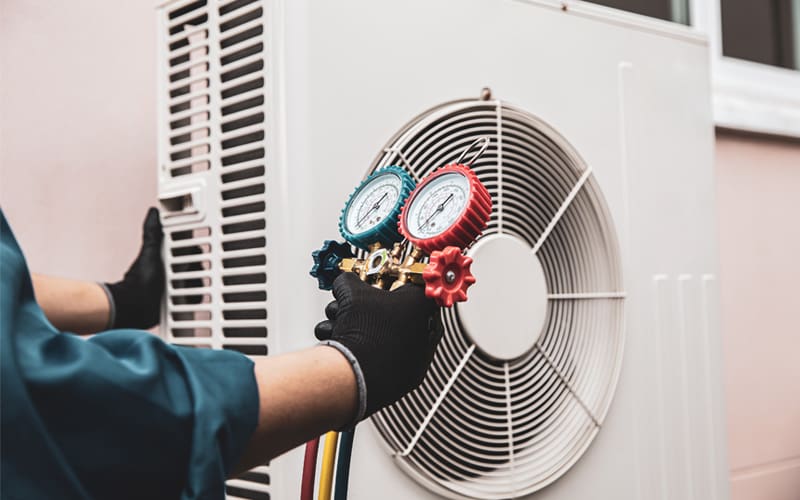 Heat pump repair services in the St. Louis metro area